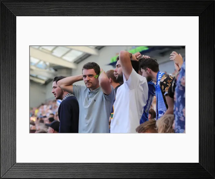 Framed Print : Brighton vs. Burnley: Intense Clash in Premier League at American Express Community Stadium (September 10, 2019) Framed Print : Brighton vs. Burnley: Intense Clash in Premier League at American Express Community Stadium (September 10, 2019)