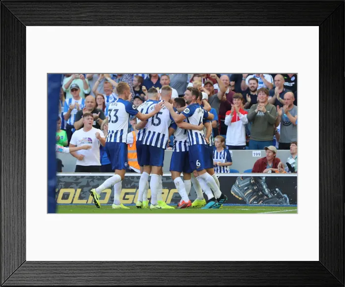 Framed Print : Brighton vs. Burnley: Premier League Clash at American Express Community Stadium (September 14, 2019)