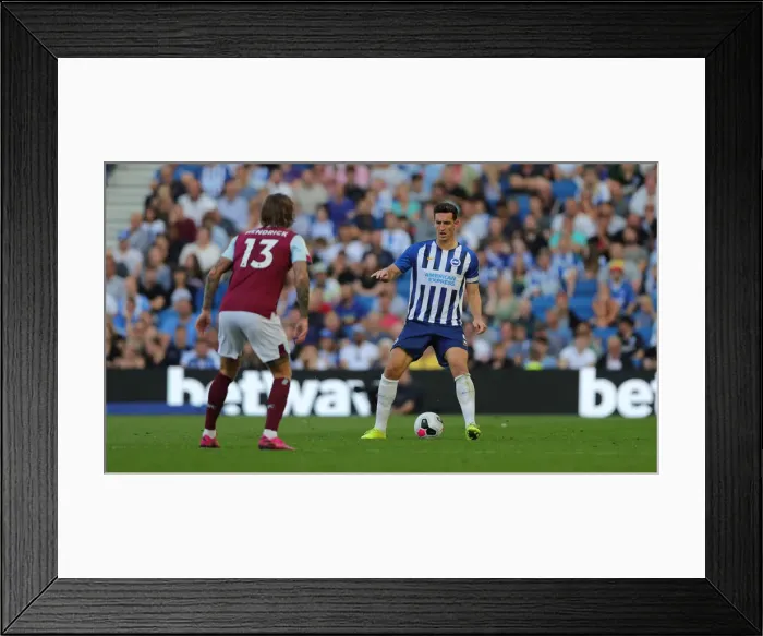 Framed Print : Brighton vs. Burnley: Intense Premier League Clash at American Express Community Stadium - September 10, 2019