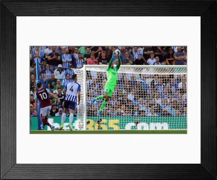 Framed Print : Brighton vs. Burnley: Premier League Clash at American Express Community Stadium (14SEP19)