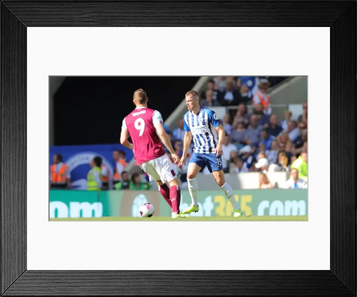Framed Print : Brighton vs. Burnley: Intense Clash in Premier League at American Express Community Stadium - September 10, 2019