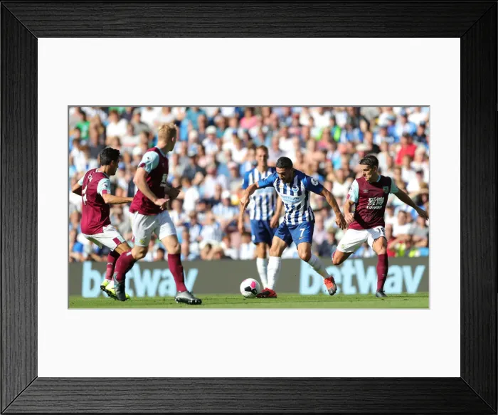 Framed Print : Brighton vs. Burnley: Premier League Clash at American Express Community Stadium (September 14, 2019)