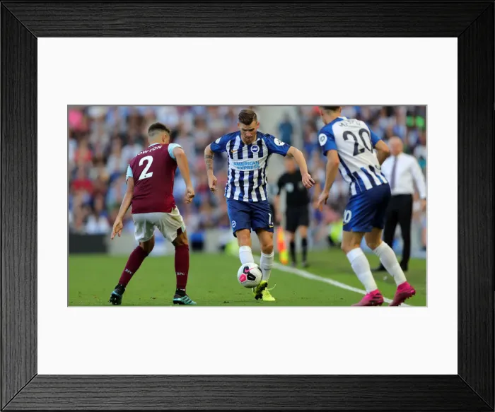 Framed Print : Brighton vs. Burnley: Premier League Clash at American Express Community Stadium (14SEP19)