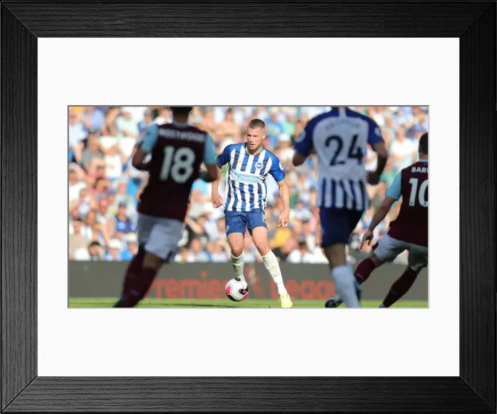Framed Print : Brighton vs. Burnley: Premier League Clash at American Express Community Stadium (14SEP19)