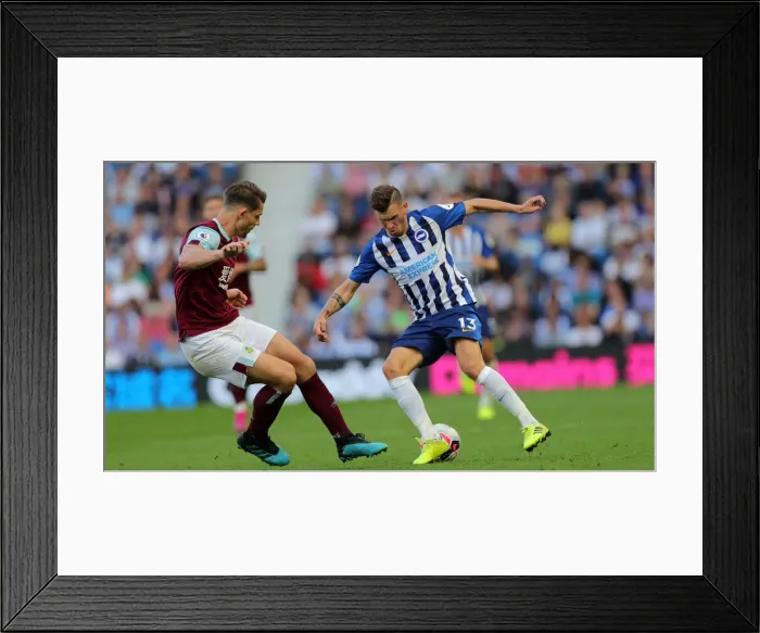 Framed Print : Brighton vs. Burnley: Premier League Clash at American Express Community Stadium (September 14, 2019)