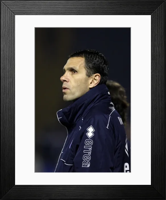 Framed Print : Determined Gus Poyet: Brighton and Hove Albion FC's Unyielding Coach Framed Print : Determined Gus Poyet: Brighton and Hove Albion FC's Unyielding Coach