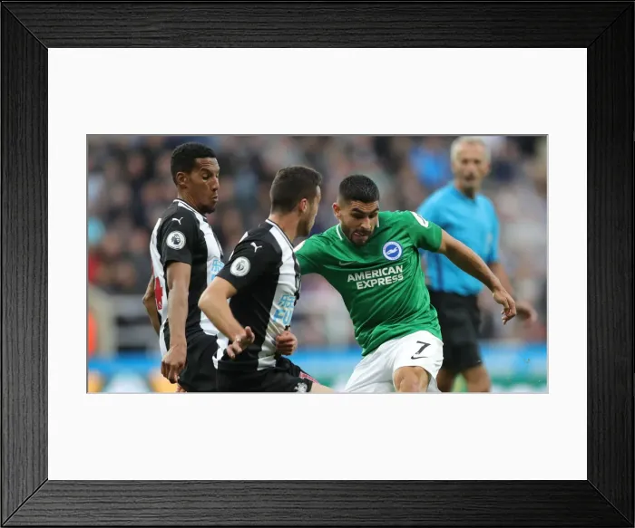 Framed Print : Premier League Showdown: Newcastle United vs. Brighton and Hove Albion at St. James Park (21SEP19) Framed Print : Premier League Showdown: Newcastle United vs. Brighton and Hove Albion at St. James Park (21SEP19)