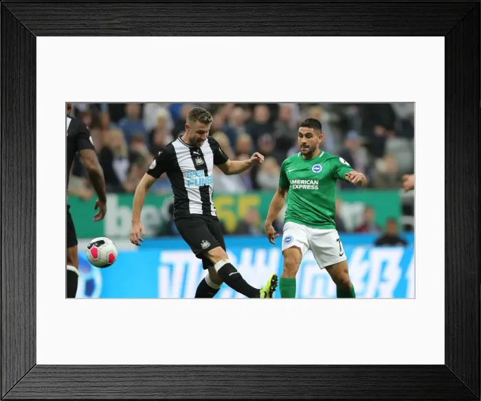 Framed Print : Premier League Showdown: Newcastle United vs. Brighton and Hove Albion at St. James Park (21SEP19) Framed Print : Premier League Showdown: Newcastle United vs. Brighton and Hove Albion at St. James Park (21SEP19)