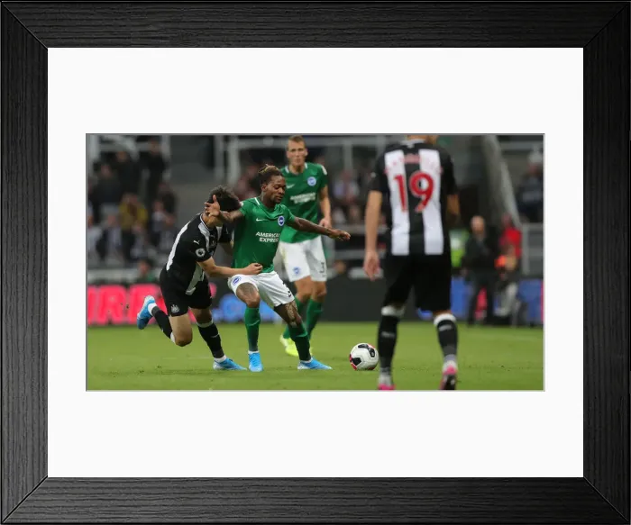 Framed Print : Premier League Showdown: Newcastle United vs. Brighton and Hove Albion at St. James Park (21SEP19) Framed Print : Premier League Showdown: Newcastle United vs. Brighton and Hove Albion at St. James Park (21SEP19)