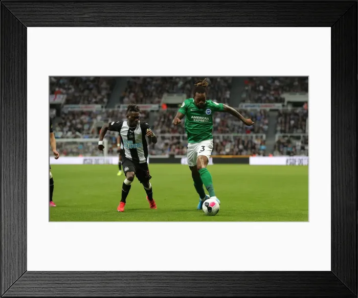 Framed Print : September Showdown: Premier League Clash between Newcastle United and Brighton & Hove Albion (21SEP19)