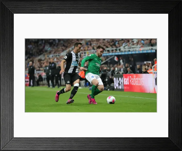Framed Print : Premier League Showdown: Newcastle United vs. Brighton and Hove Albion at St. James Park (21SEP19) Framed Print : Premier League Showdown: Newcastle United vs. Brighton and Hove Albion at St. James Park (21SEP19)