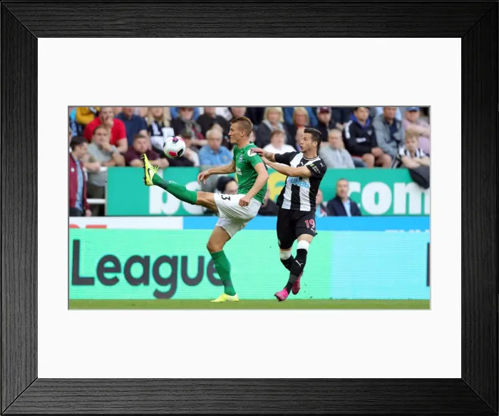 Framed Print : Premier League Showdown: Newcastle United vs. Brighton and Hove Albion at St. James Park (21SEP19) Framed Print : Premier League Showdown: Newcastle United vs. Brighton and Hove Albion at St. James Park (21SEP19)