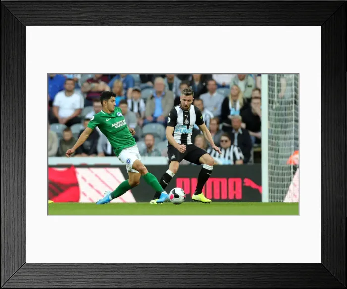 Framed Print : Premier League Showdown: Newcastle United vs. Brighton and Hove Albion at St. James Park (21SEP19) Framed Print : Premier League Showdown: Newcastle United vs. Brighton and Hove Albion at St. James Park (21SEP19)