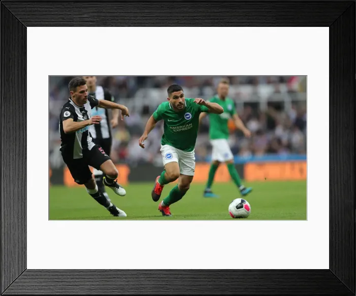 Framed Print : Premier League Showdown: Newcastle United vs. Brighton and Hove Albion at St. James Park (21SEP19)