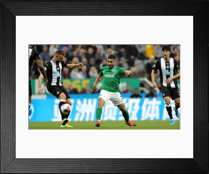 Framed Print : Premier League Showdown: Newcastle United vs. Brighton and Hove Albion at St. James Park (21SEP19) Framed Print : Premier League Showdown: Newcastle United vs. Brighton and Hove Albion at St. James Park (21SEP19)