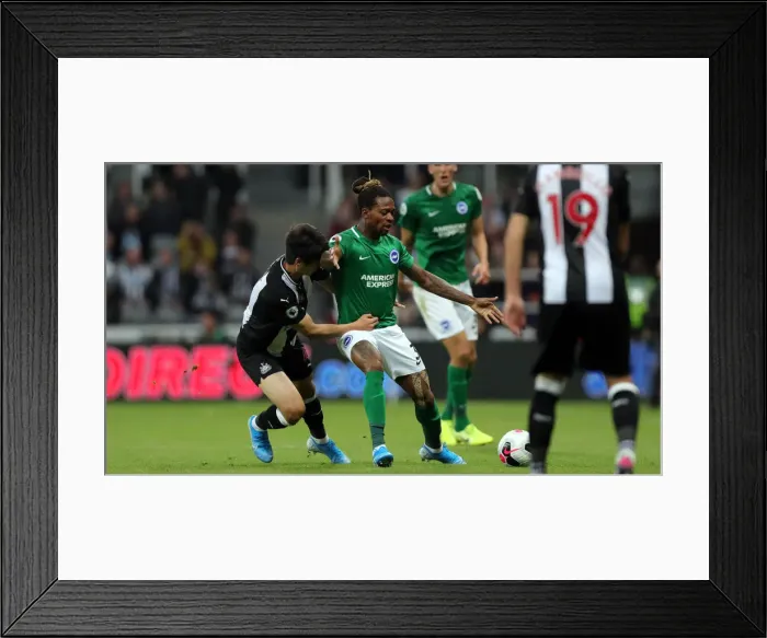 Framed Print : Premier League Showdown: Newcastle United vs. Brighton and Hove Albion at St. James Park (21SEP19) Framed Print : Premier League Showdown: Newcastle United vs. Brighton and Hove Albion at St. James Park (21SEP19)