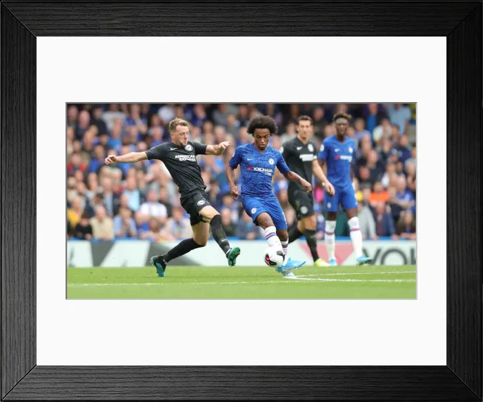 Framed Print : Premier League Showdown: Chelsea vs. Brighton and Hove Albion at Stamford Bridge (28SEP19) Framed Print : Premier League Showdown: Chelsea vs. Brighton and Hove Albion at Stamford Bridge (28SEP19)