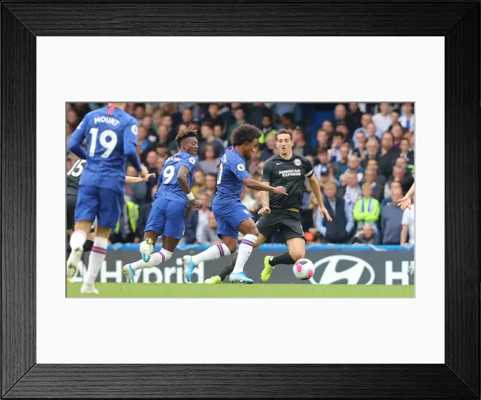 Framed Print : Premier League Showdown: Chelsea vs. Brighton and Hove Albion at Stamford Bridge (28SEP19) Framed Print : Premier League Showdown: Chelsea vs. Brighton and Hove Albion at Stamford Bridge (28SEP19)