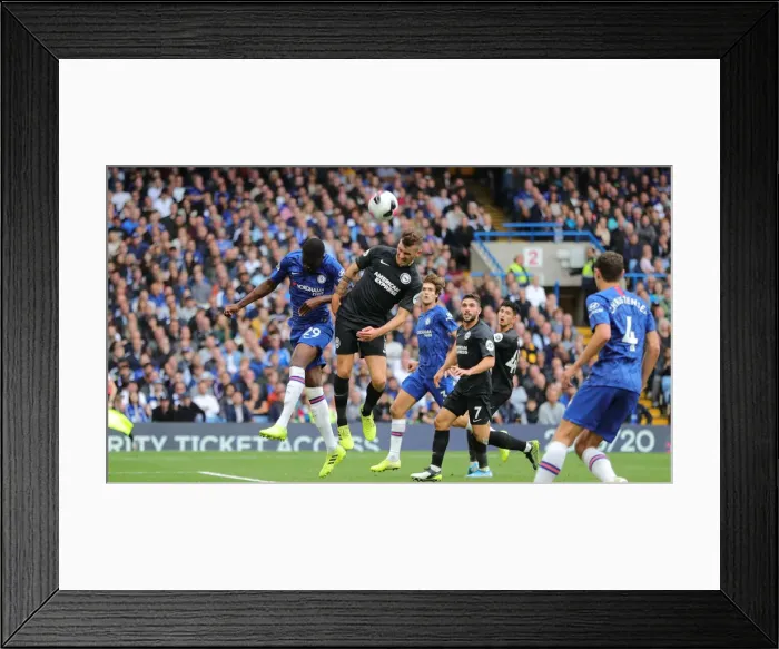 Framed Print : Premier League Showdown: Chelsea vs. Brighton and Hove Albion at Stamford Bridge (28SEP19) Framed Print : Premier League Showdown: Chelsea vs. Brighton and Hove Albion at Stamford Bridge (28SEP19)