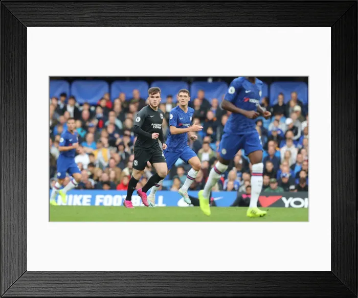 Framed Print : Premier League Showdown: Chelsea vs. Brighton and Hove Albion at Stamford Bridge (28SEP19) Framed Print : Premier League Showdown: Chelsea vs. Brighton and Hove Albion at Stamford Bridge (28SEP19)