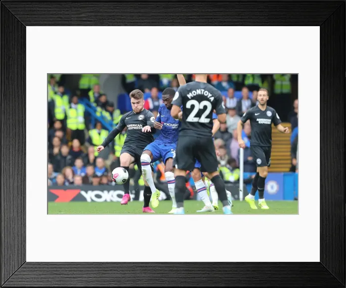 Framed Print : Premier League Showdown: Chelsea vs. Brighton and Hove Albion at Stamford Bridge (28SEP19) Framed Print : Premier League Showdown: Chelsea vs. Brighton and Hove Albion at Stamford Bridge (28SEP19)
