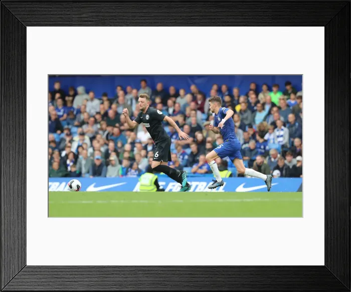 Framed Print : Premier League Showdown: Chelsea vs. Brighton and Hove Albion at Stamford Bridge (28SEP19)