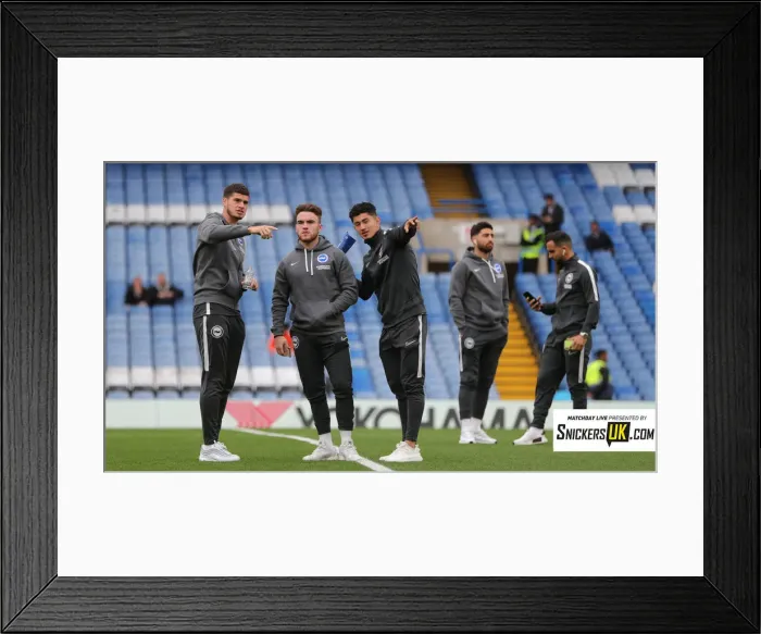 Framed Print : Premier League Showdown: Chelsea vs. Brighton and Hove Albion at Stamford Bridge (28SEP19)