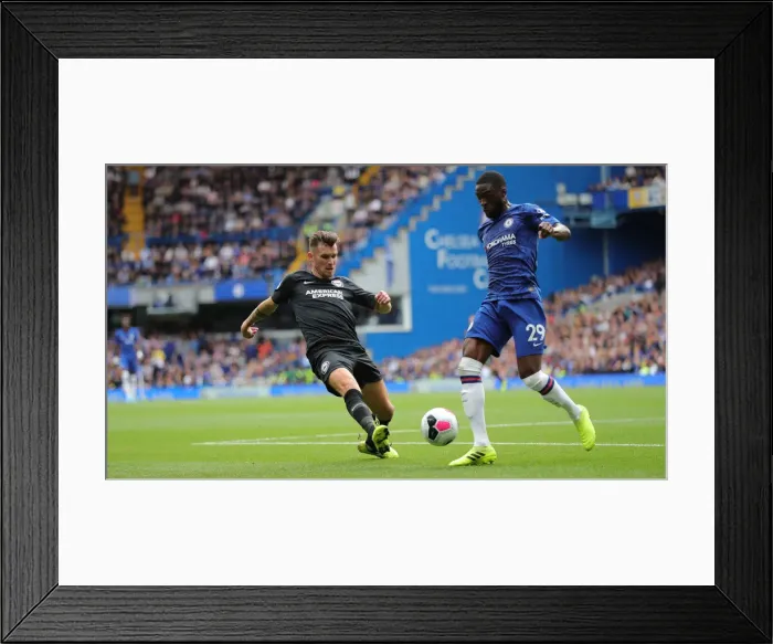 Framed Print : Premier League Showdown: Chelsea vs. Brighton and Hove Albion at Stamford Bridge (28SEP19)