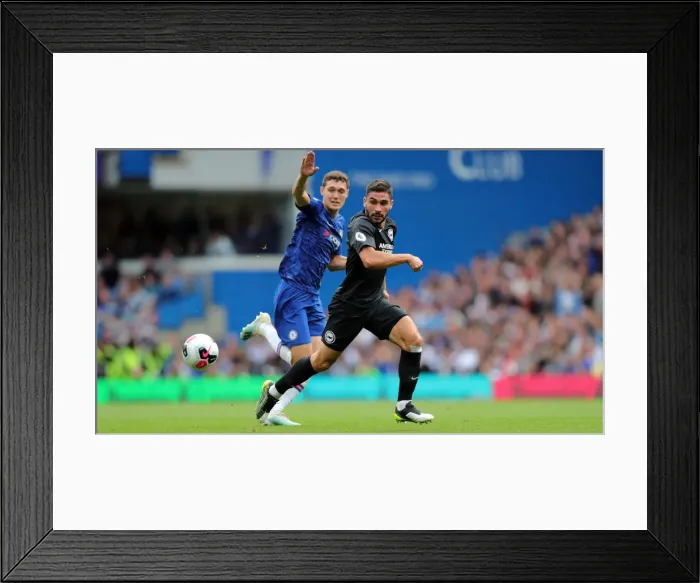 Framed Print : Premier League Showdown: Chelsea vs. Brighton and Hove Albion at Stamford Bridge (28SEP19)