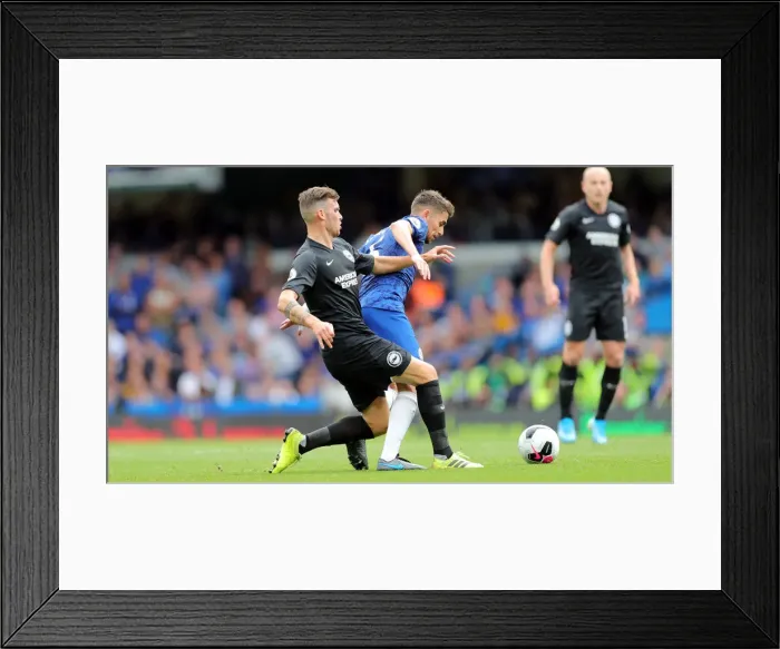 Framed Print : Premier League Showdown: Chelsea vs. Brighton and Hove Albion at Stamford Bridge (28SEP19)