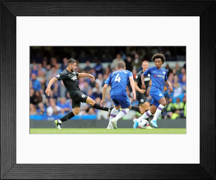 Framed Print : Premier League Showdown: Chelsea vs. Brighton and Hove Albion at Stamford Bridge (28SEP19) Framed Print : Premier League Showdown: Chelsea vs. Brighton and Hove Albion at Stamford Bridge (28SEP19)