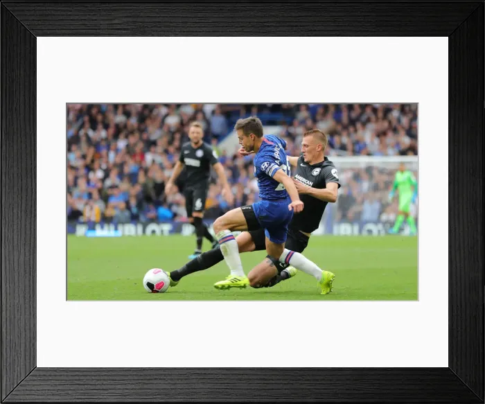 Framed Print : Premier League Showdown: Chelsea vs. Brighton and Hove Albion at Stamford Bridge (28SEP19) Framed Print : Premier League Showdown: Chelsea vs. Brighton and Hove Albion at Stamford Bridge (28SEP19)