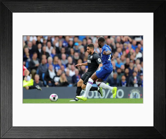 Framed Print : Intense Premier League Showdown: Chelsea vs. Brighton and Hove Albion at Stamford Bridge (28SEP19) Framed Print : Intense Premier League Showdown: Chelsea vs. Brighton and Hove Albion at Stamford Bridge (28SEP19)