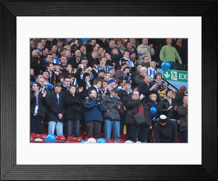 Framed Print : Brighton & Hove Albion's Historic FA Cup Upset at Villa Park, January 2010