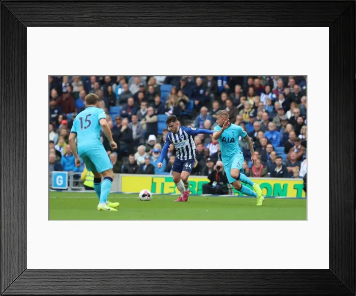 Framed Print : Brighton & Hove Albion vs. Tottenham Hotspur: Premier League Showdown at American Express Community Stadium (5th October 2019)