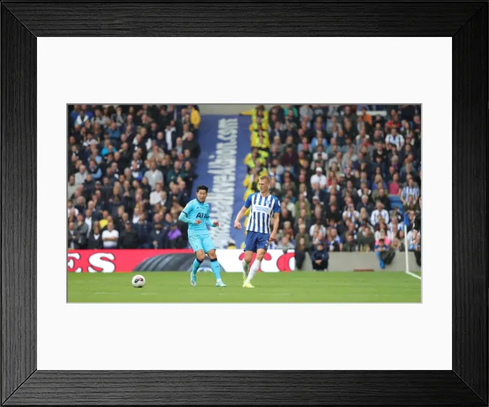 Framed Print : Brighton and Hove Albion vs. Tottenham Hotspur: Premier League Showdown at American Express Community Stadium (5th October 2019)