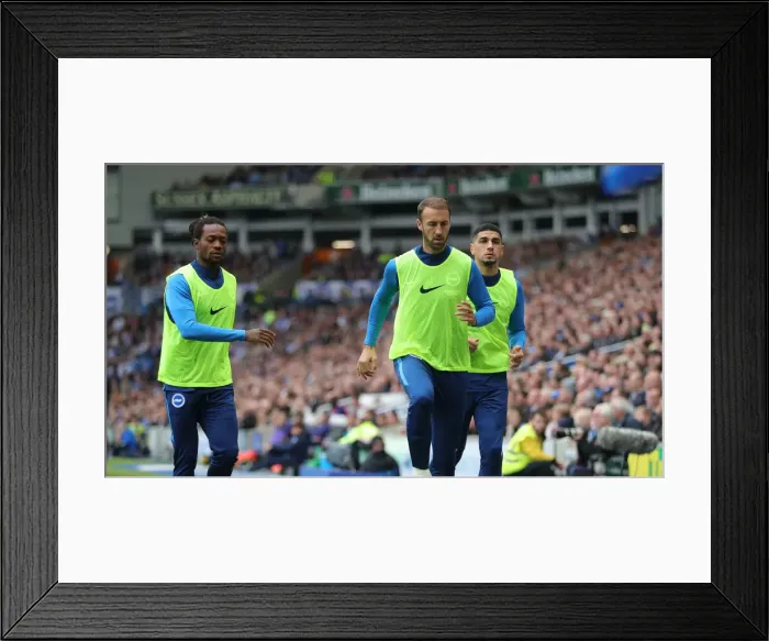 Framed Print : Brighton and Hove Albion vs. Tottenham Hotspur: Premier League Showdown at American Express Community Stadium (05OCT19)