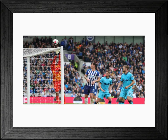 Framed Print : Brighton and Hove Albion vs. Tottenham Hotspur: October 5, 2019 - Premier League Clash at American Express Community Stadium Framed Print : Brighton and Hove Albion vs. Tottenham Hotspur: October 5, 2019 - Premier League Clash at American Express Community Stadium