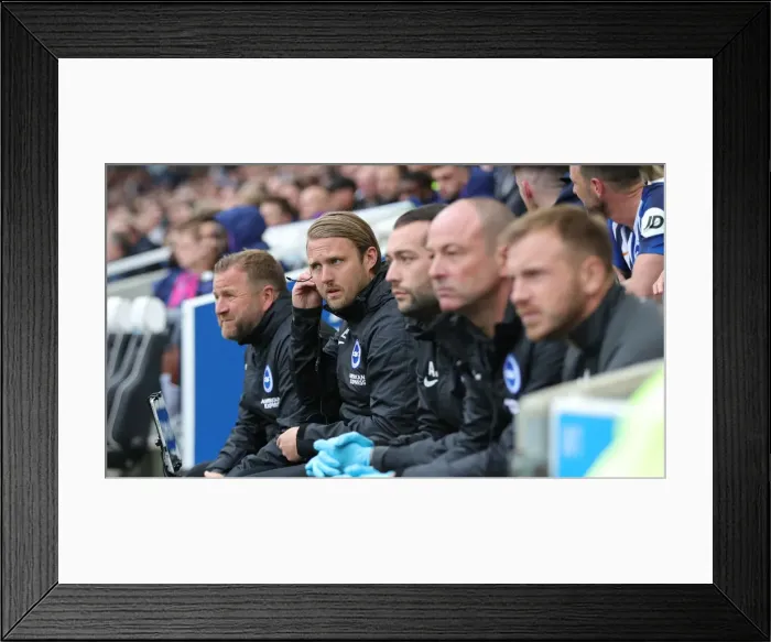 Framed Print : Brighton and Hove Albion vs. Tottenham Hotspur: Premier League Showdown at American Express Community Stadium (5th October 2019)