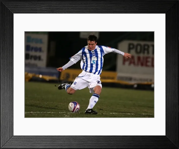 Framed Print : Brighton & Hove Albion vs. Huddersfield Town: 2009-10 Home Match