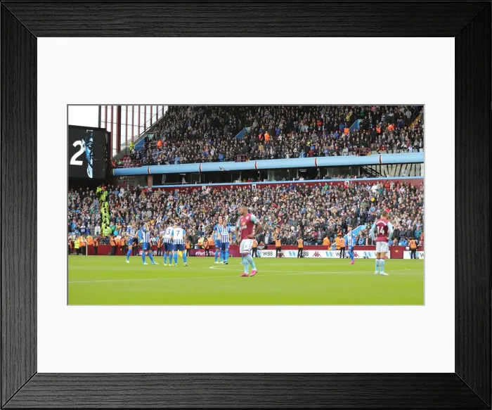 Framed Print : Premier League Showdown: Aston Villa vs. Brighton & Hove Albion (19OCT19) Framed Print : Premier League Showdown: Aston Villa vs. Brighton & Hove Albion (19OCT19)