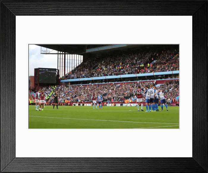 Framed Print : Premier League Showdown: Aston Villa vs. Brighton & Hove Albion at Villa Park (19OCT19) Framed Print : Premier League Showdown: Aston Villa vs. Brighton & Hove Albion at Villa Park (19OCT19)