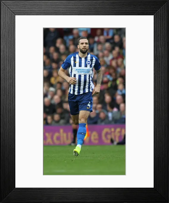 Framed Print : Intense Premier League Showdown: Aston Villa vs. Brighton and Hove Albion at Villa Park (19OCT19)