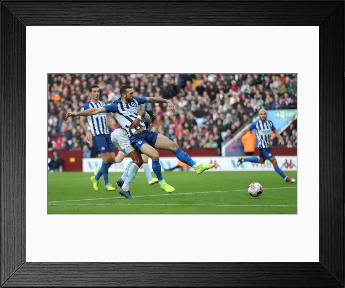 Framed Print : Intense Premier League Showdown: Aston Villa vs. Brighton and Hove Albion at Villa Park (19OCT19) Framed Print : Intense Premier League Showdown: Aston Villa vs. Brighton and Hove Albion at Villa Park (19OCT19)