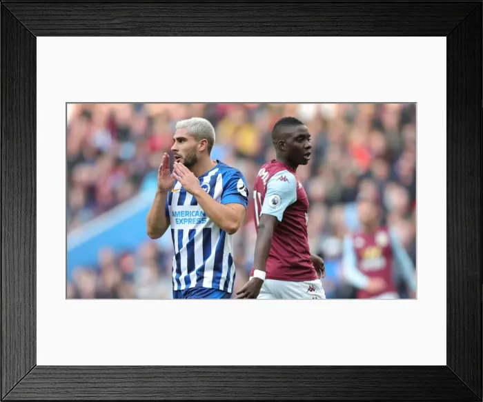 Framed Print : Intense Premier League Showdown: Aston Villa vs. Brighton and Hove Albion at Villa Park (19OCT19) Framed Print : Intense Premier League Showdown: Aston Villa vs. Brighton and Hove Albion at Villa Park (19OCT19)