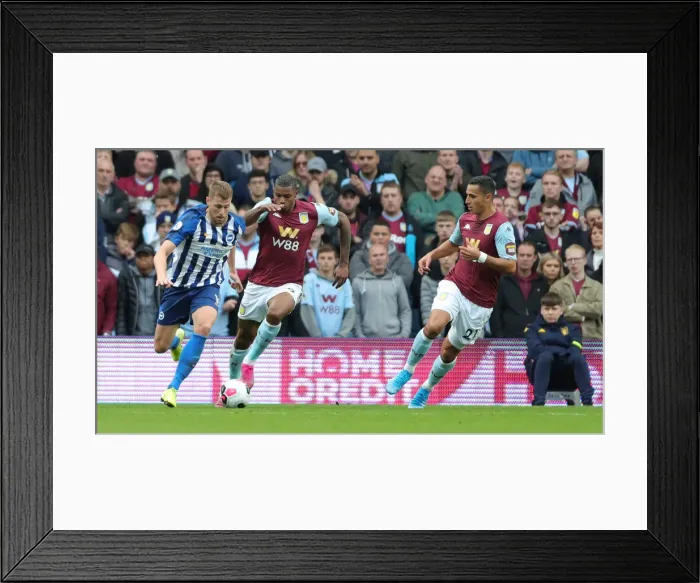 Framed Print : Premier League Showdown: Aston Villa vs. Brighton & Hove Albion at Villa Park (19OCT19) Framed Print : Premier League Showdown: Aston Villa vs. Brighton & Hove Albion at Villa Park (19OCT19)