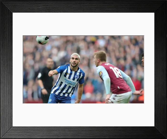 Framed Print : Premier League Showdown: Aston Villa vs. Brighton & Hove Albion at Villa Park (19OCT19) Framed Print : Premier League Showdown: Aston Villa vs. Brighton & Hove Albion at Villa Park (19OCT19)
