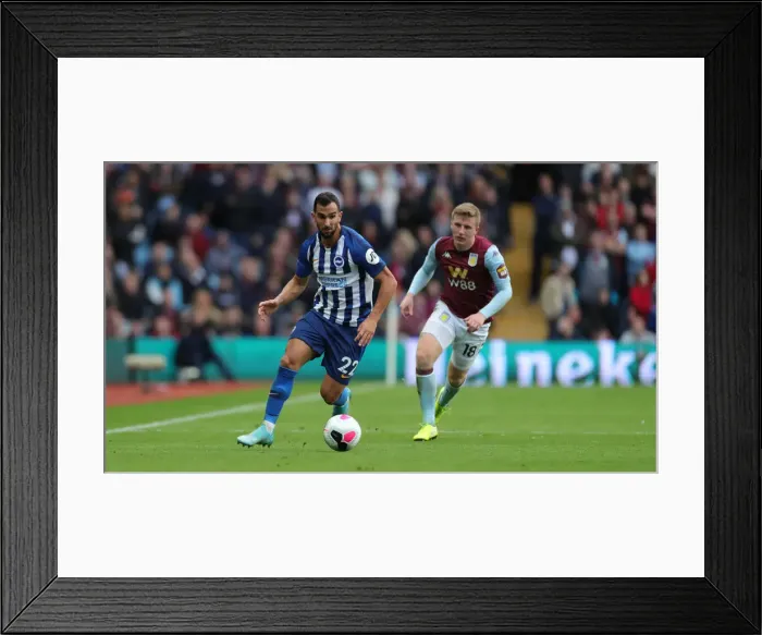 Framed Print : Intense Premier League Showdown: Aston Villa vs. Brighton and Hove Albion at Villa Park (19OCT19) Framed Print : Intense Premier League Showdown: Aston Villa vs. Brighton and Hove Albion at Villa Park (19OCT19)