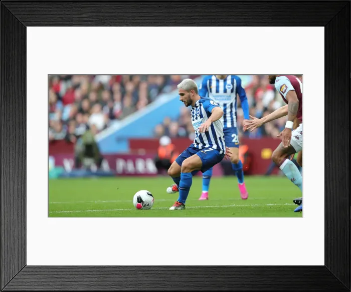 Framed Print : Intense Premier League Showdown: Aston Villa vs. Brighton & Hove Albion at Villa Park (19OCT19) Framed Print : Intense Premier League Showdown: Aston Villa vs. Brighton & Hove Albion at Villa Park (19OCT19)