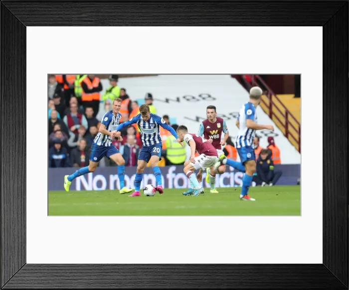Framed Print : Intense Premier League Showdown: Aston Villa vs. Brighton and Hove Albion at Villa Park (19OCT19) Framed Print : Intense Premier League Showdown: Aston Villa vs. Brighton and Hove Albion at Villa Park (19OCT19)